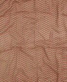 long cotton scarf handmade in India from upcycled vintage fabrics & embroidered