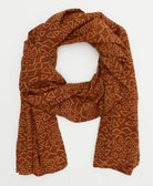 cotton long scarf handmade in India from vintage cotton fabrics in one-of-a-kind vintage patterns