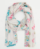 cotton long scarf handmade in India from vintage cotton fabrics in one-of-a-kind vintage patterns