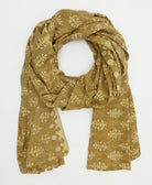 cotton long scarf handmade in India from vintage cotton fabrics in one-of-a-kind vintage patterns