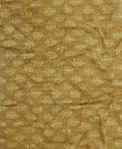 long cotton scarf handmade in India from upcycled vintage fabrics & embroidered