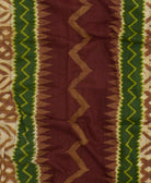 lightweight long scarf made from vintage cotton saris in India by women artisans