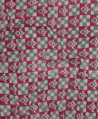 lightweight long scarf made from vintage cotton saris in India by women artisans