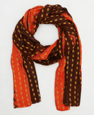 oversized cotton scarf in a one-of-a-kind vintage pattern handmade in India