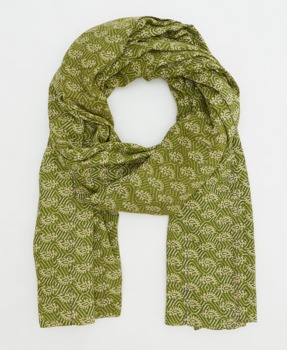 oversized long cotton scarf