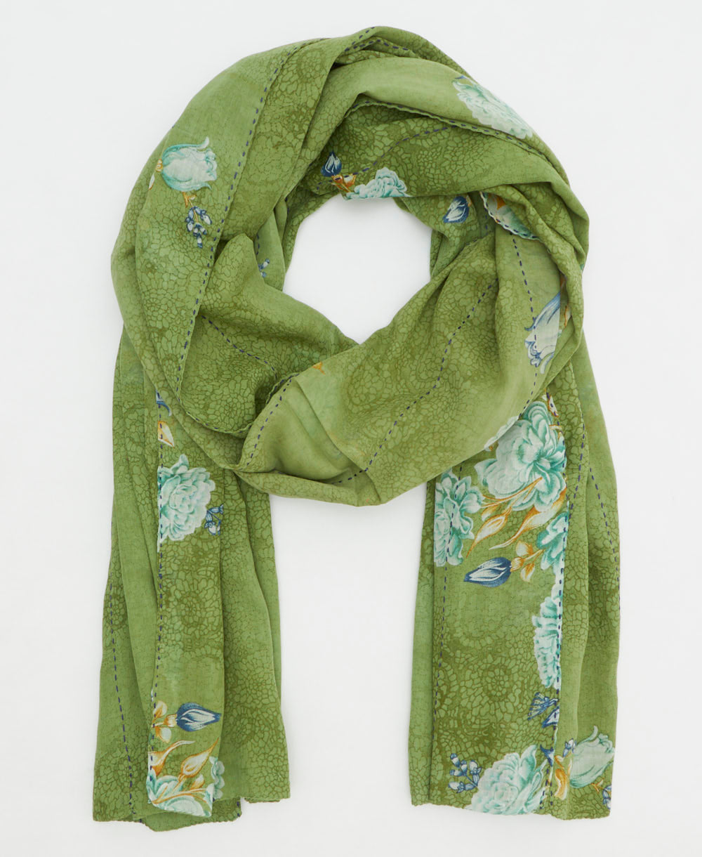 oversized long cotton scarf