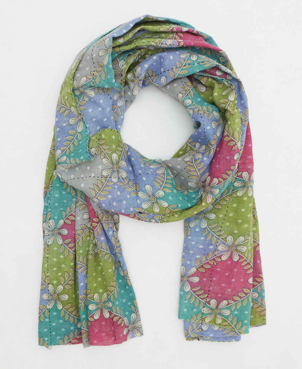 oversized long cotton scarf