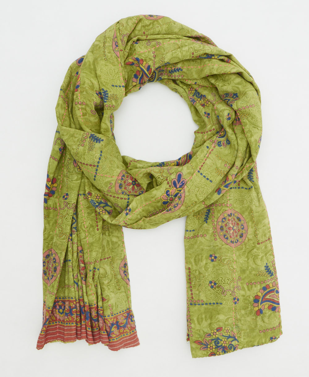 oversized long cotton scarf