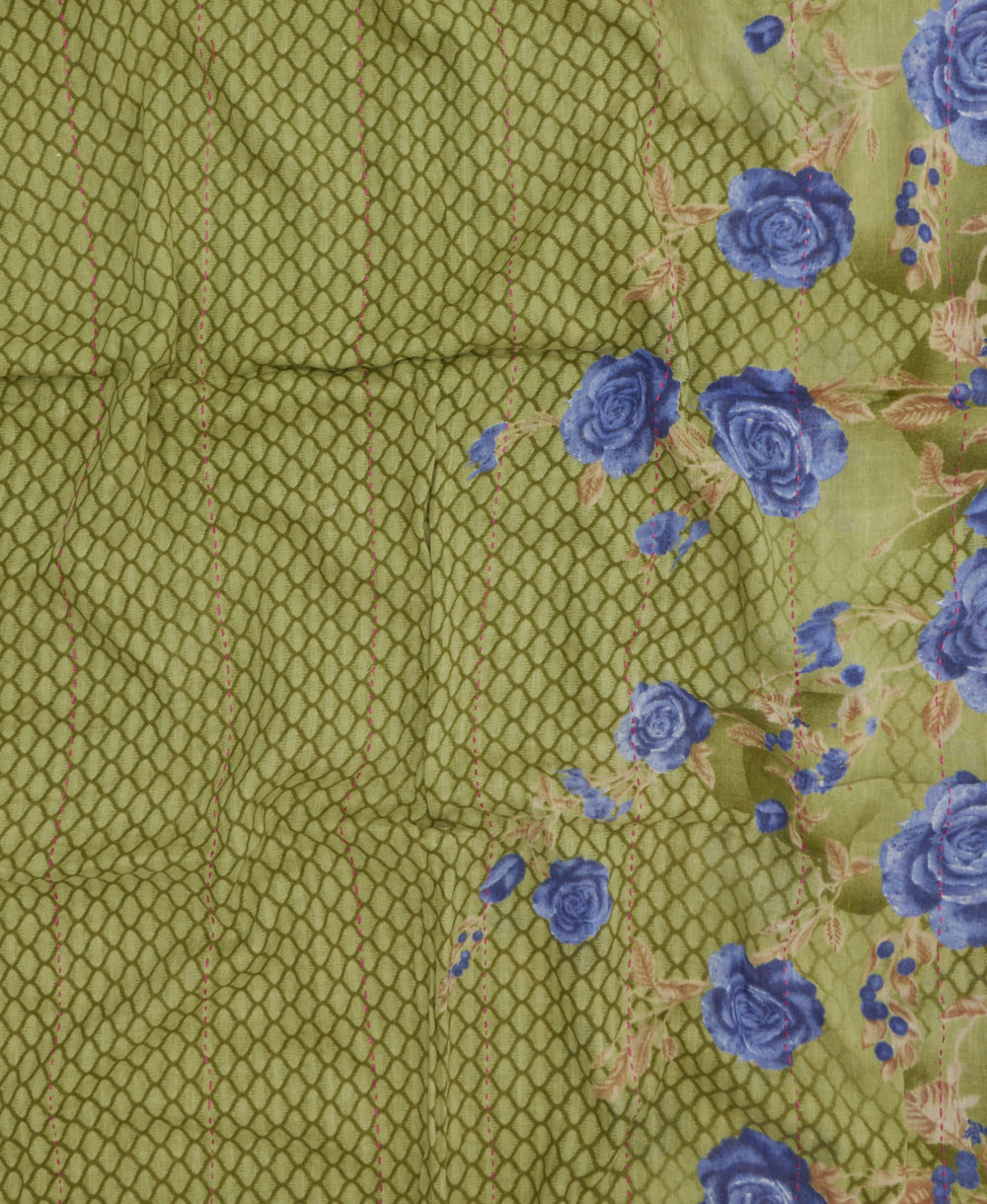 handmade embroidered cotton scarf