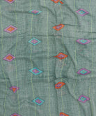 handmade embroidered cotton scarf