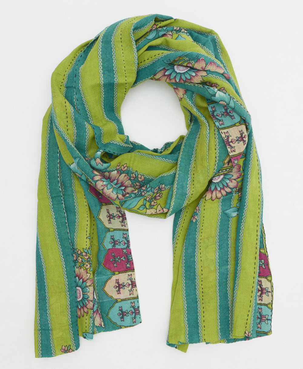 oversized long cotton scarf