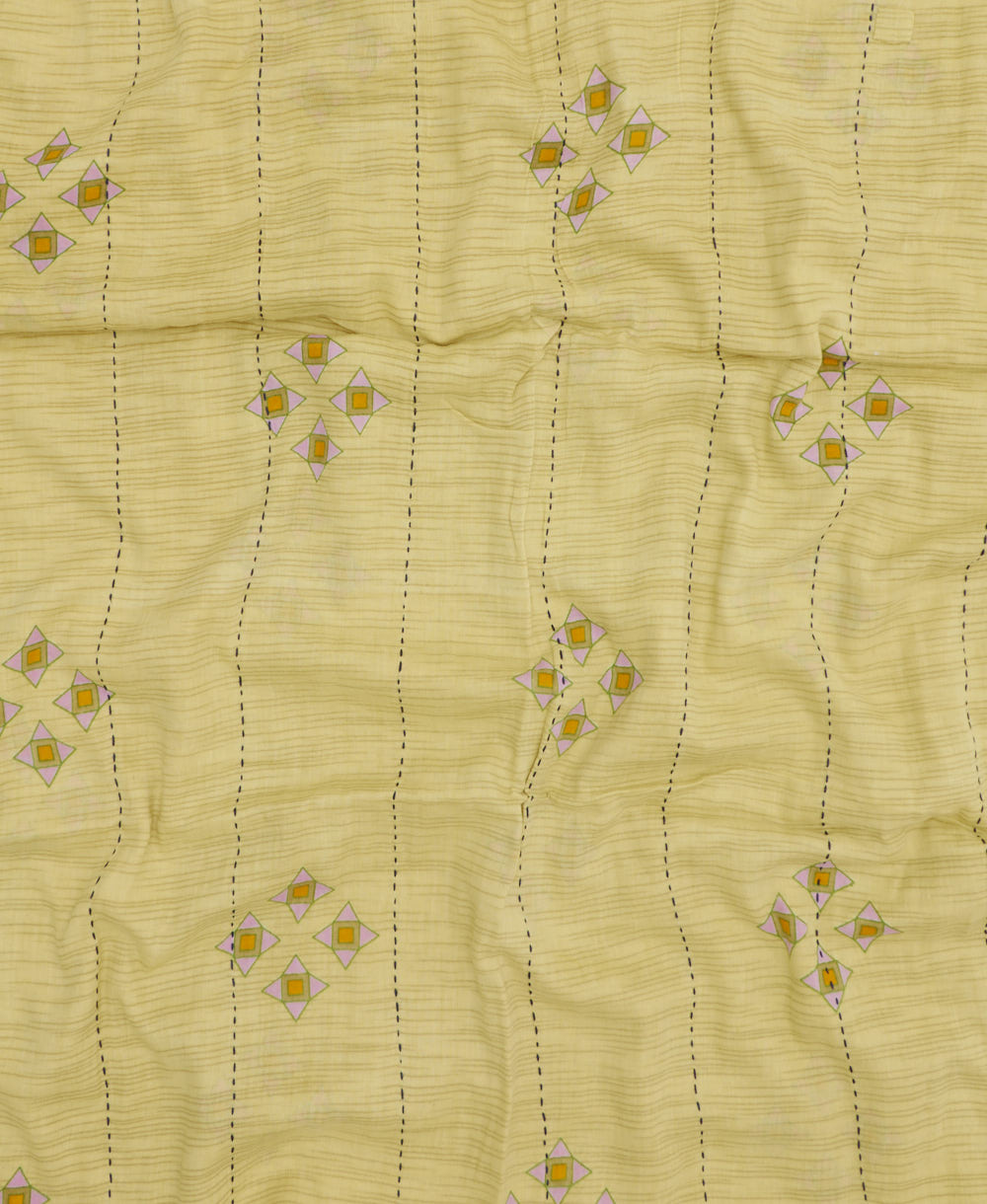 handmade embroidered cotton scarf