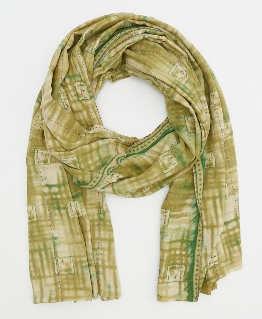 oversized long cotton scarf