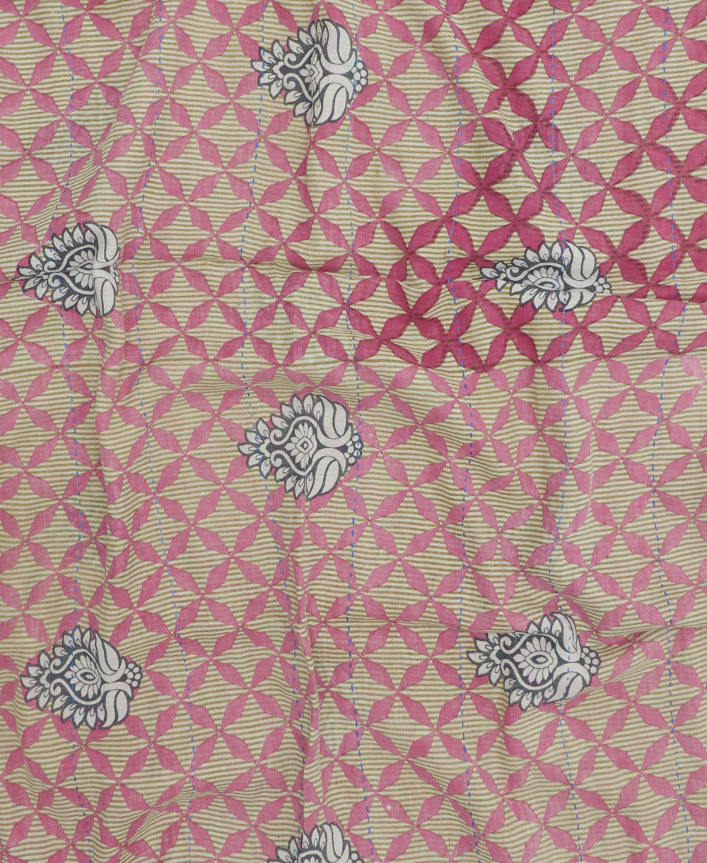 handmade embroidered cotton scarf