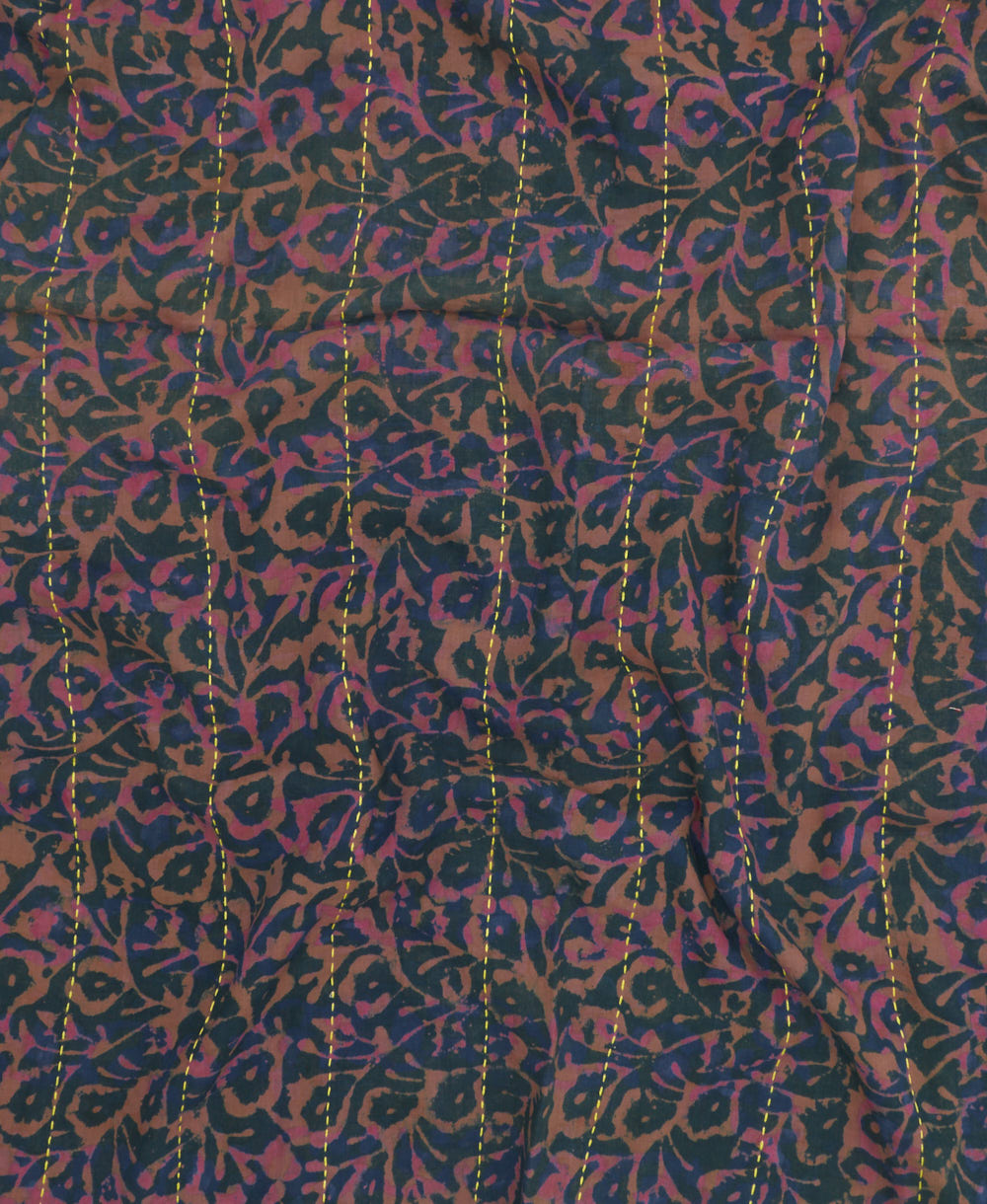 handmade embroidered cotton scarf