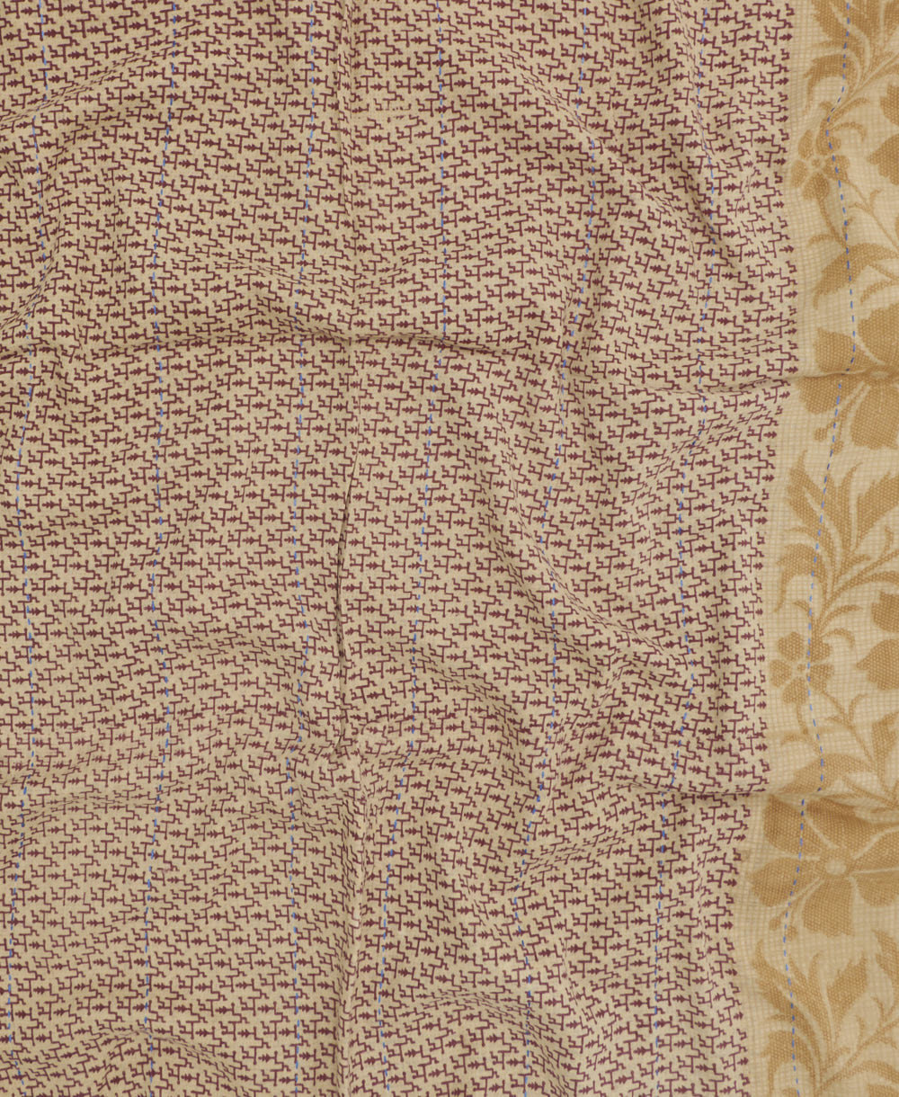 handmade embroidered cotton scarf