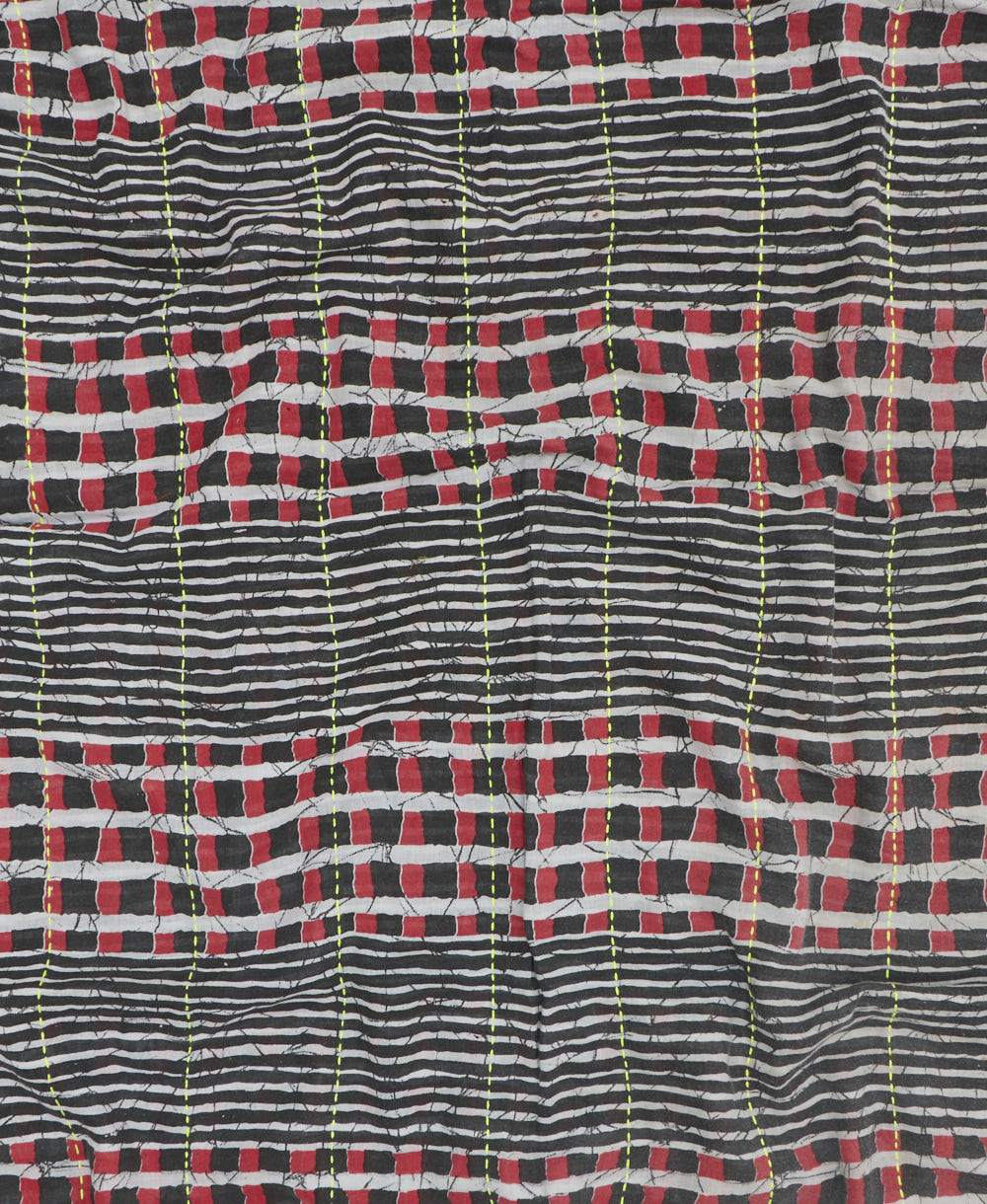 handmade embroidered cotton scarf