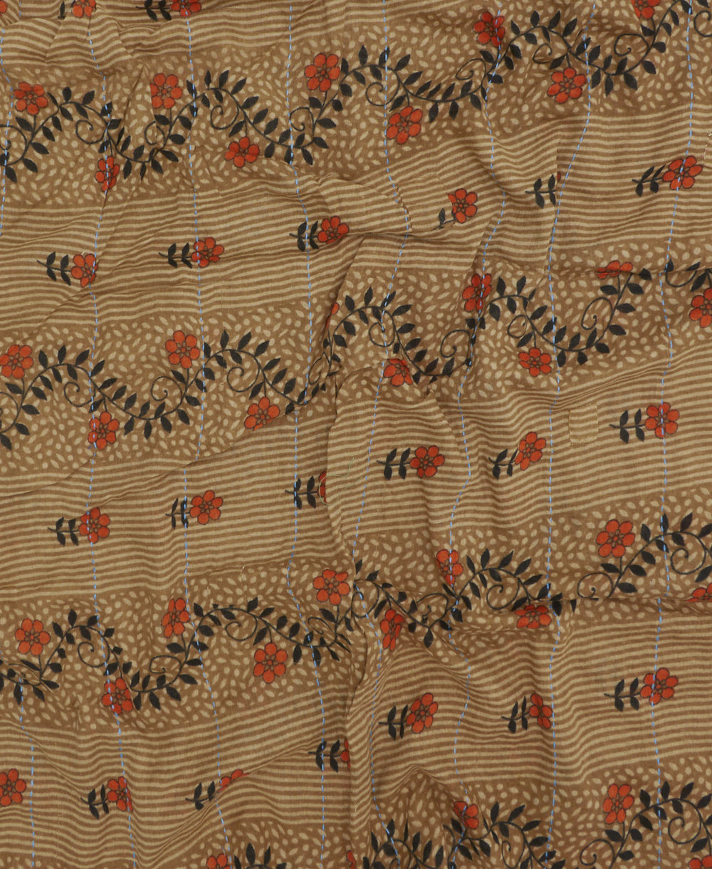 handmade embroidered cotton scarf