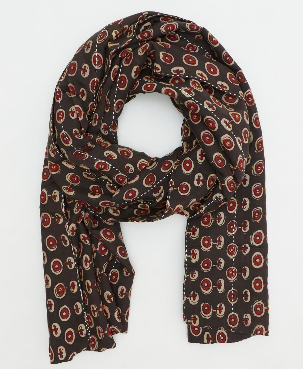 oversized long cotton scarf