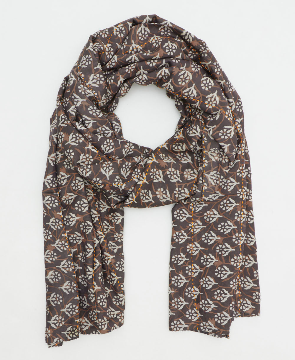 oversized long cotton scarf