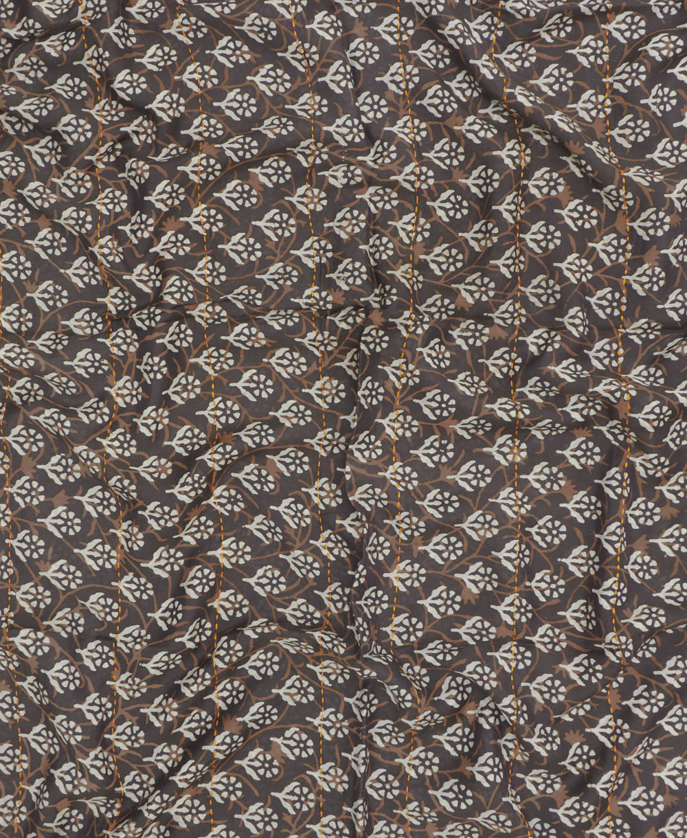 handmade embroidered cotton scarf