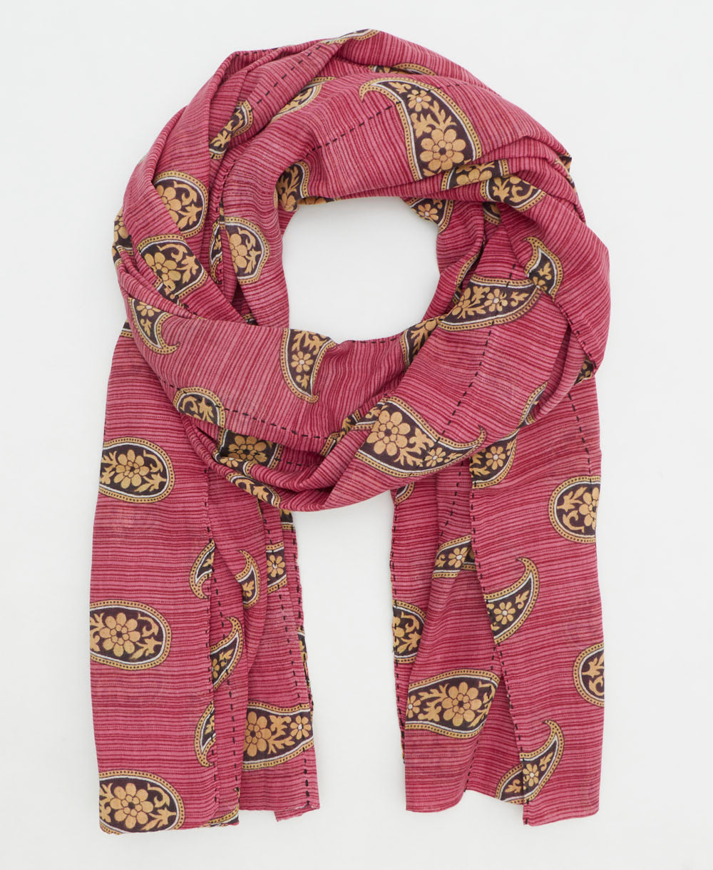 oversized long cotton scarf