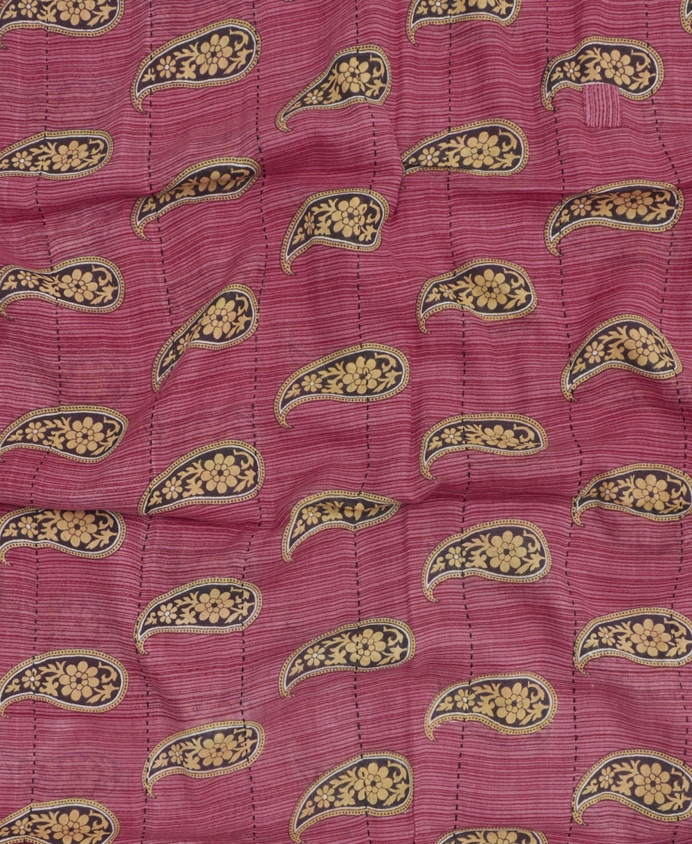 handmade embroidered cotton scarf