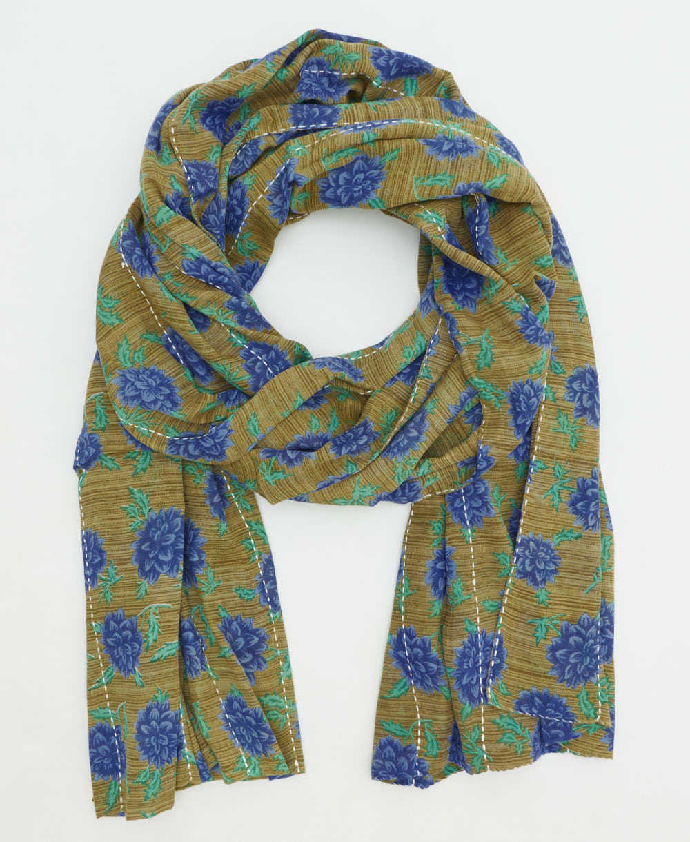 oversized long cotton scarf