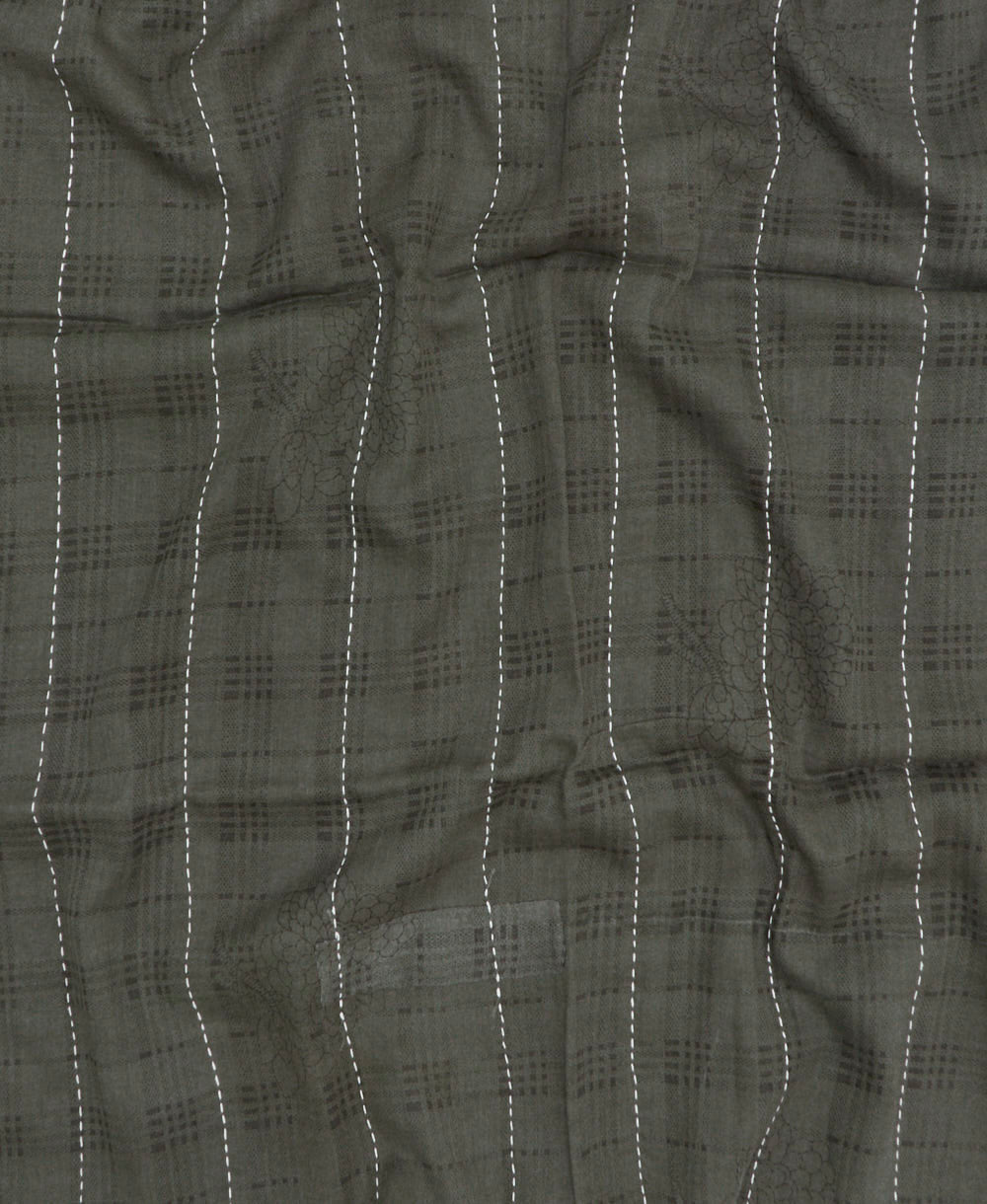 handmade embroidered cotton scarf