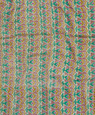 handmade embroidered cotton scarf