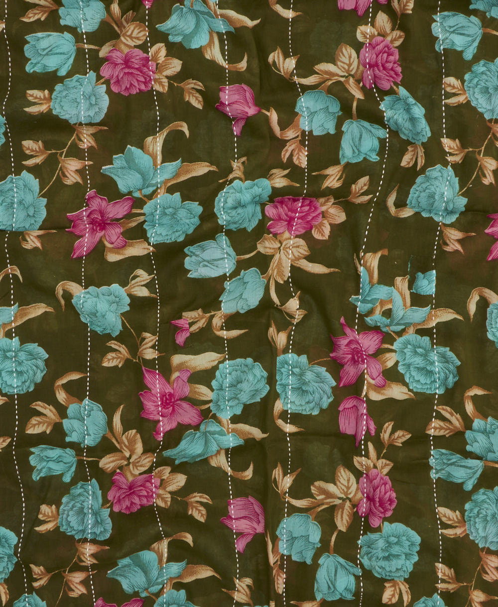 handmade embroidered cotton scarf