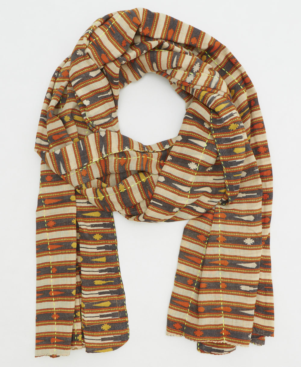 oversized long cotton scarf