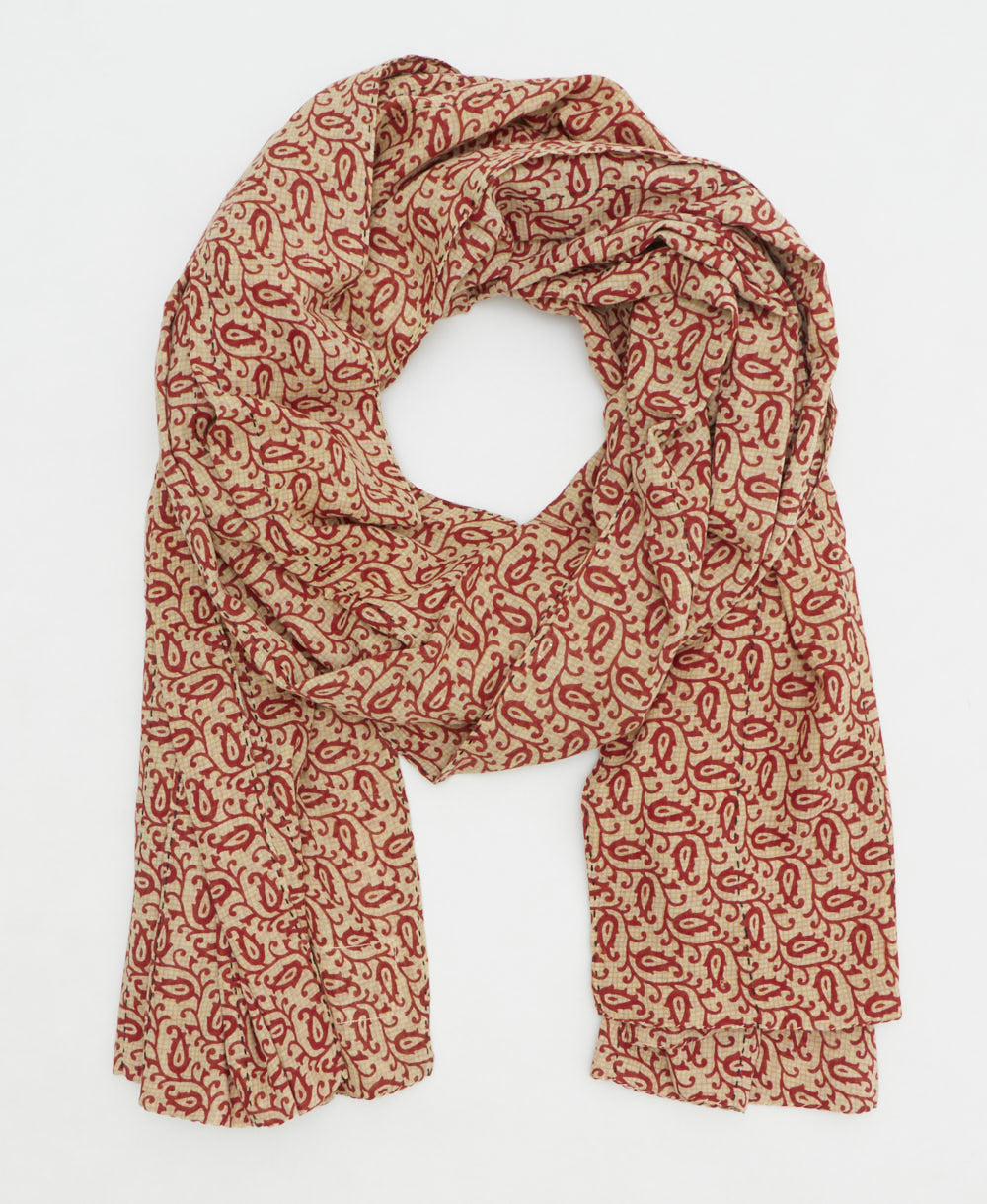 oversized long cotton scarf