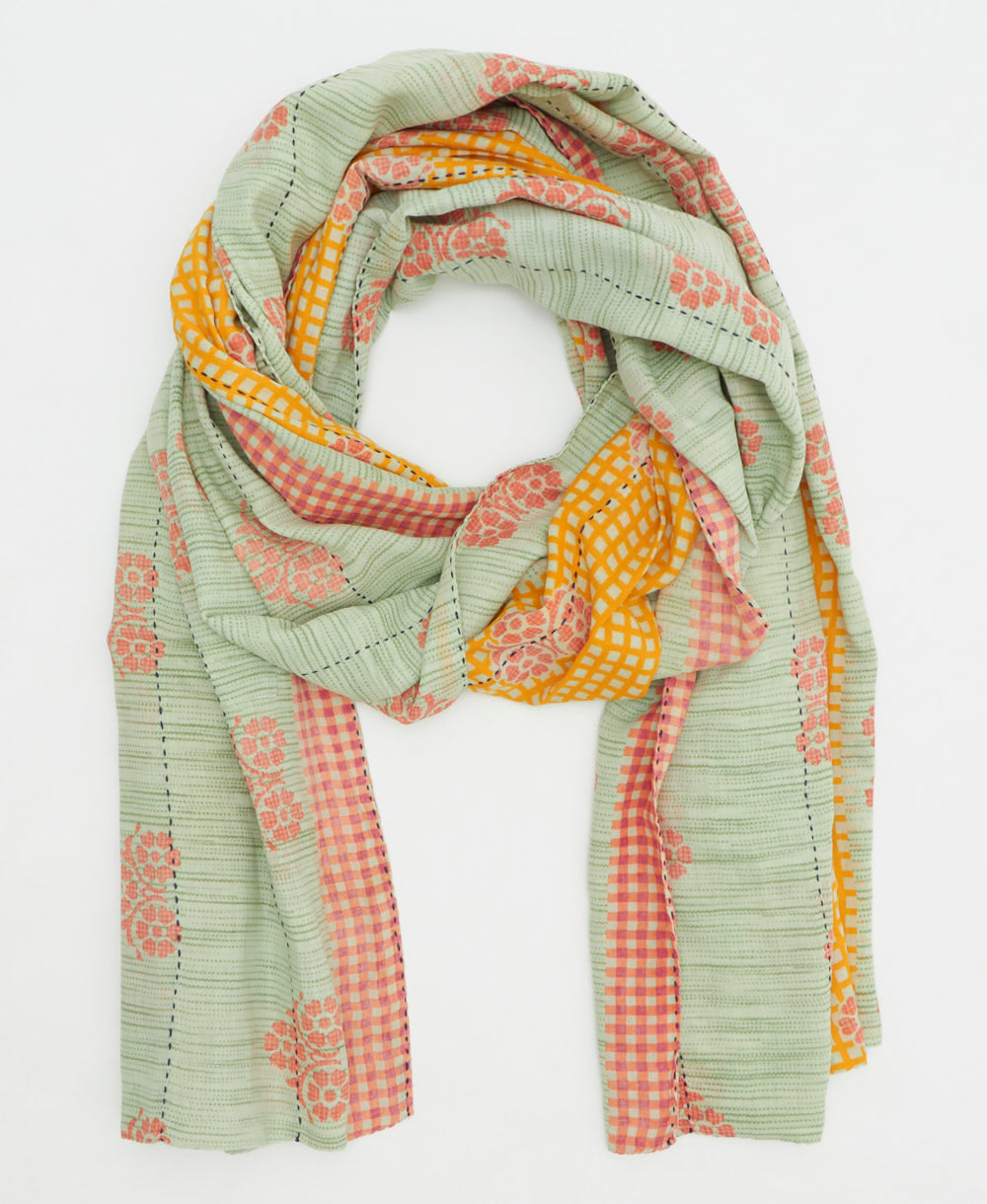 oversized long cotton scarf