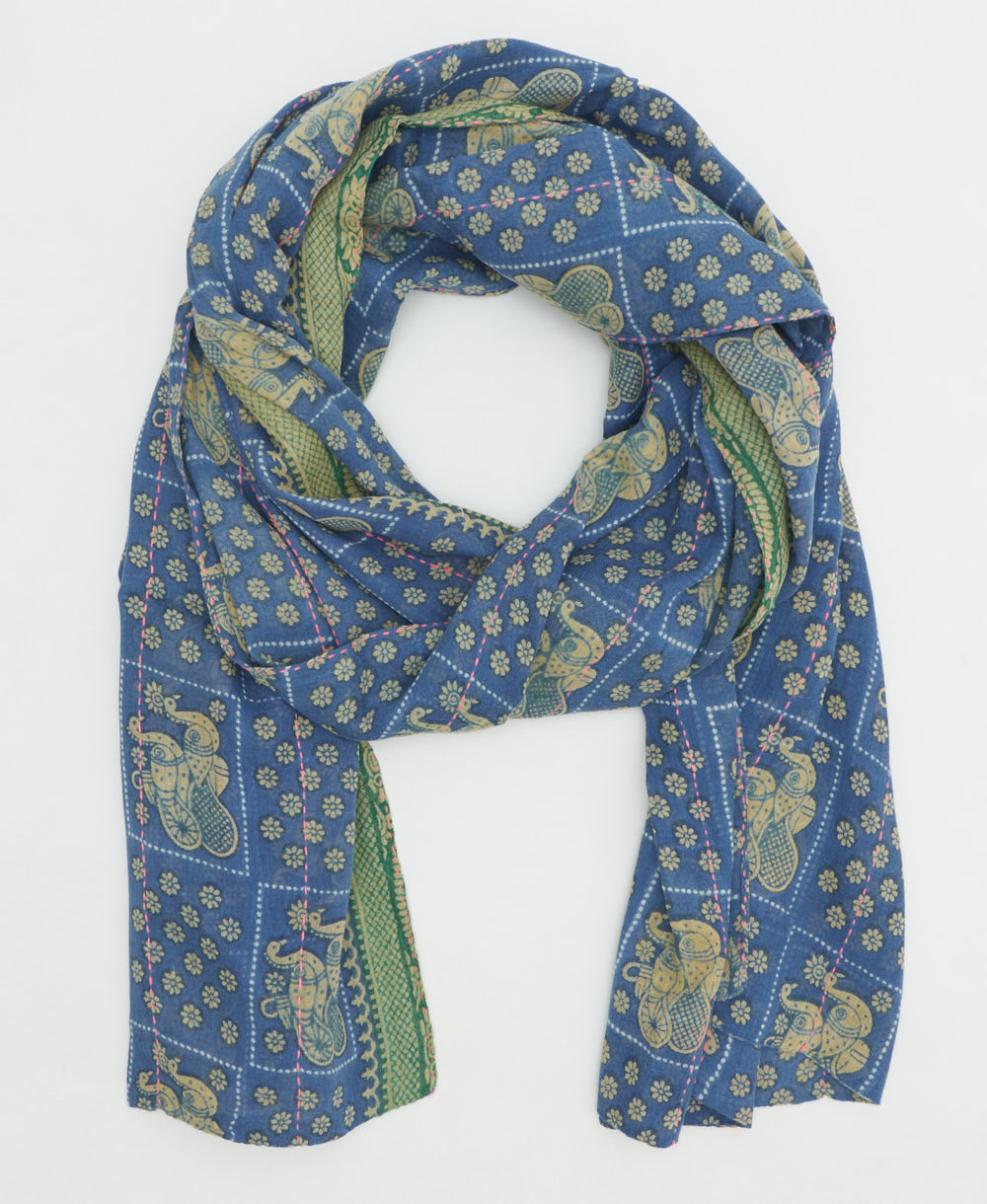 oversized long cotton scarf