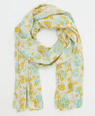 oversized long cotton scarf