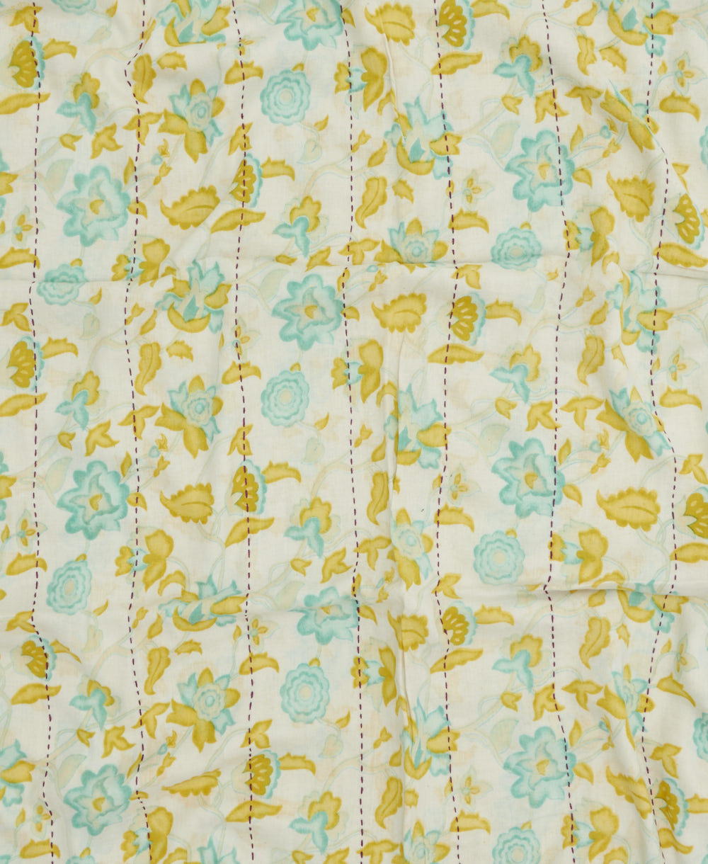 handmade embroidered cotton scarf