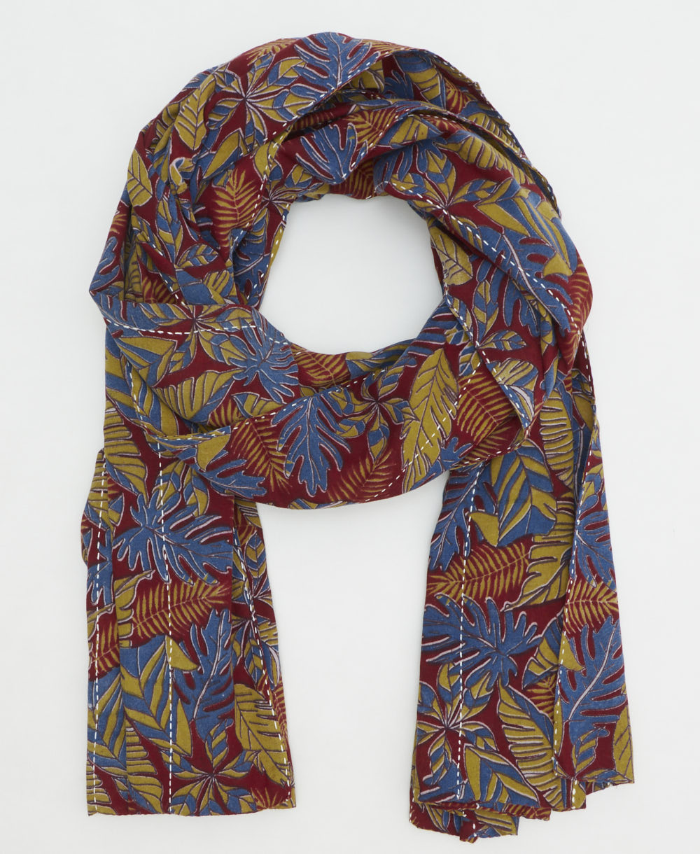 oversized long cotton scarf