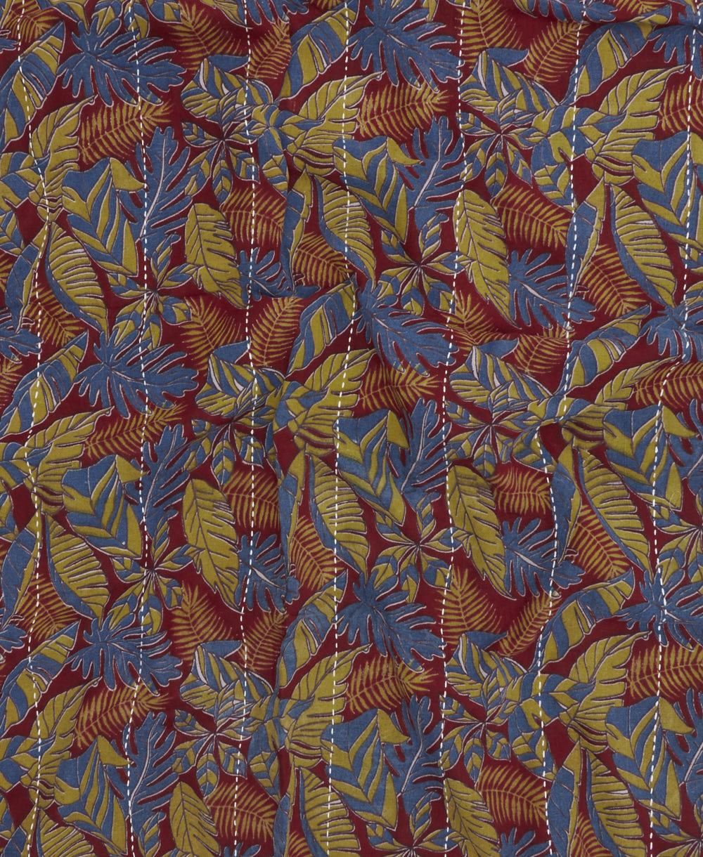 handmade embroidered cotton scarf