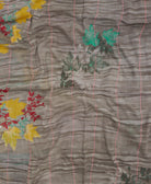 handmade embroidered cotton scarf