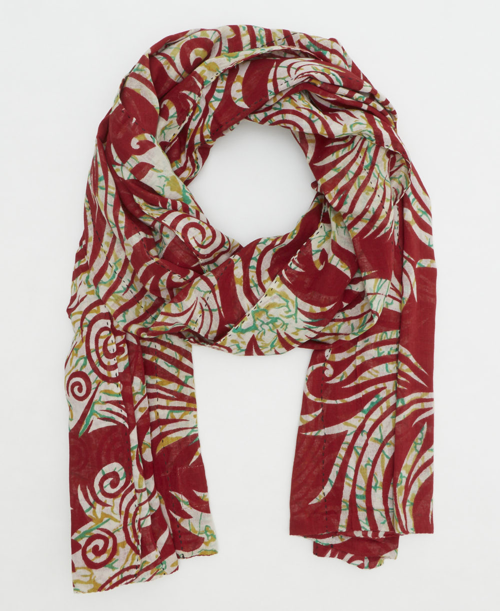 oversized long cotton scarf