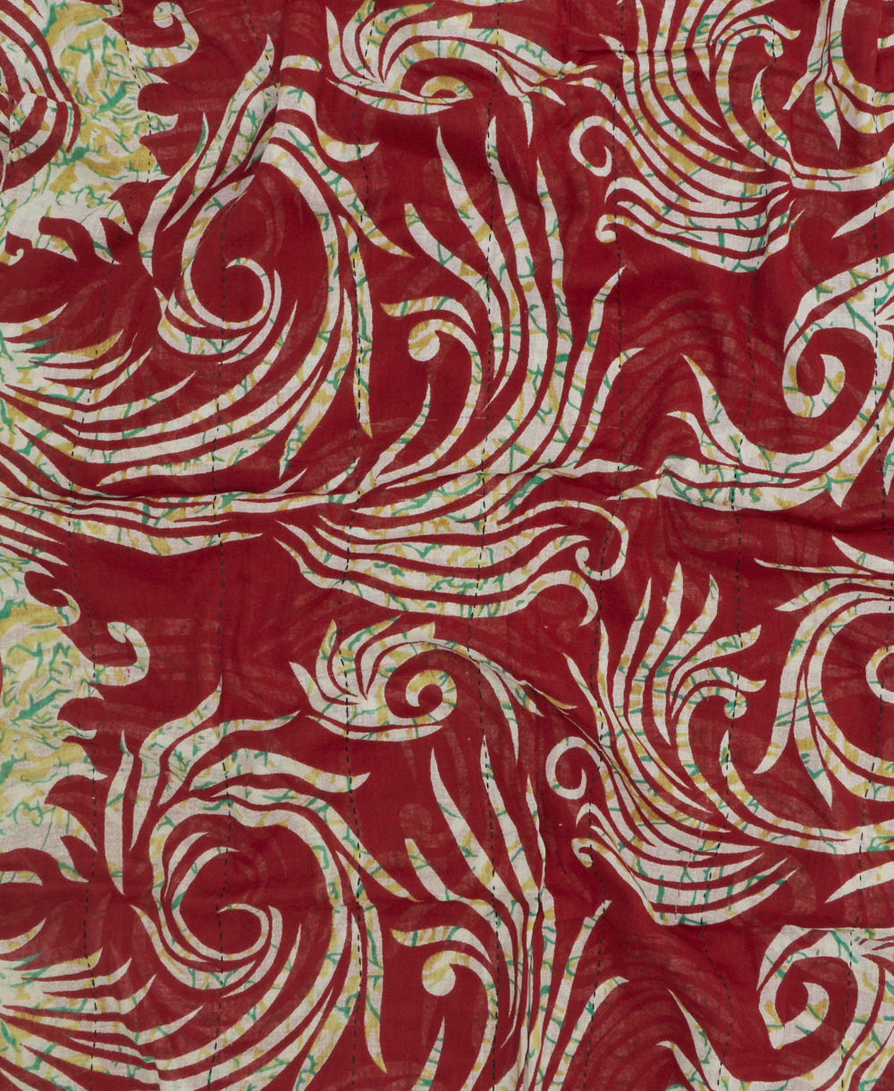 handmade embroidered cotton scarf