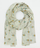 oversized long cotton scarf