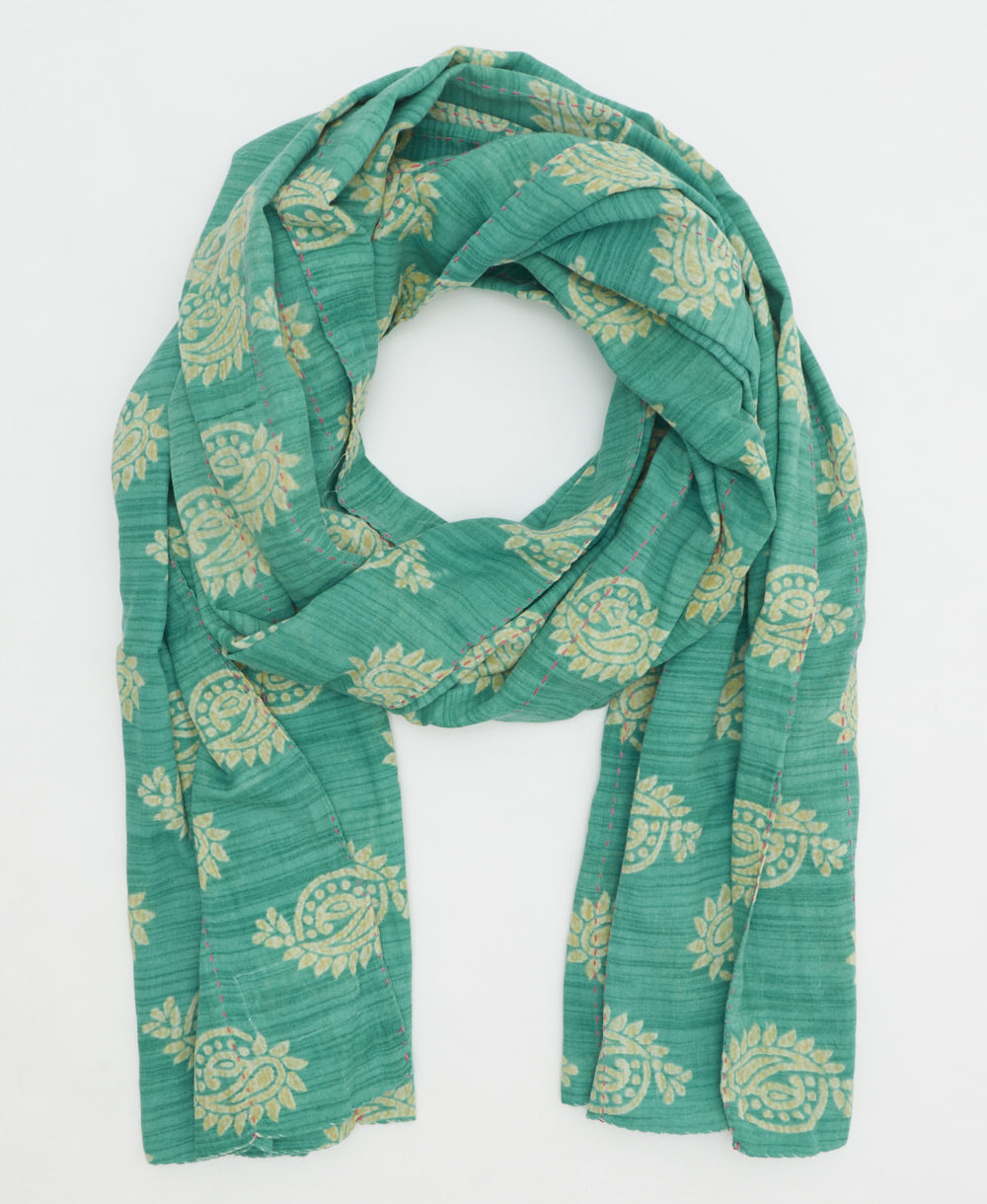 oversized long cotton scarf