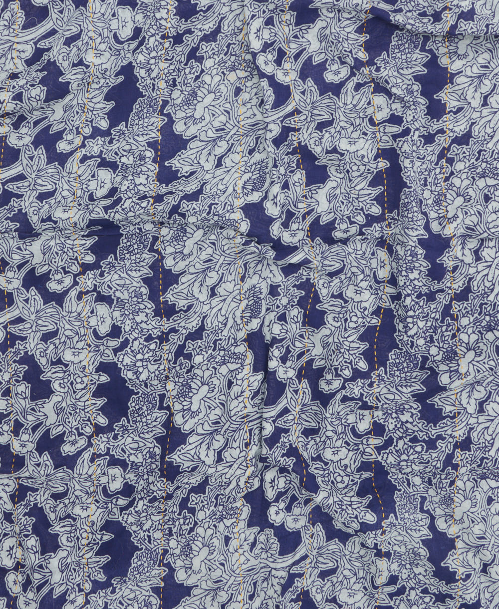 handmade embroidered cotton scarf