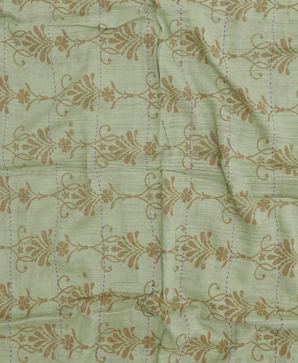 handmade embroidered cotton scarf