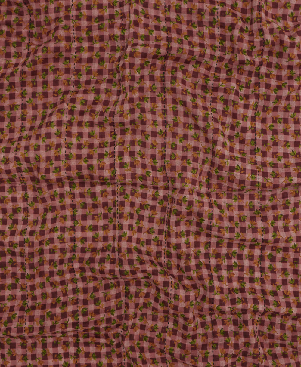 cotton long scarf in unique one-of-a-kind pattern