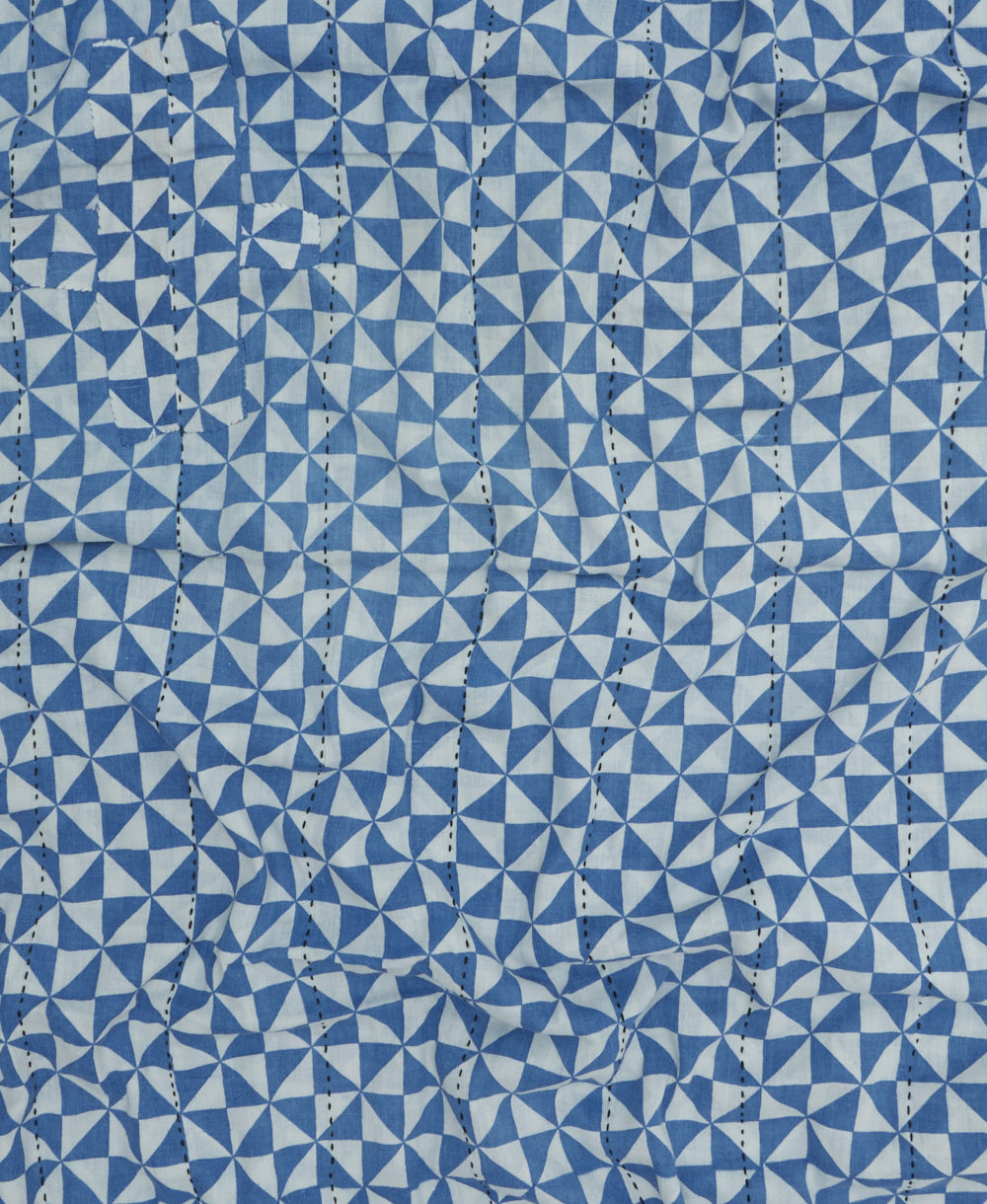 cotton long scarf in unique one-of-a-kind pattern