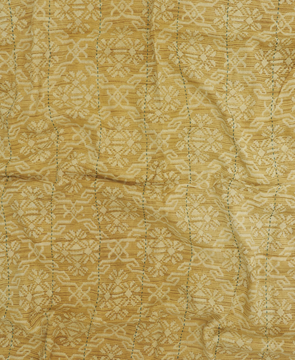 cotton long scarf in unique one-of-a-kind pattern