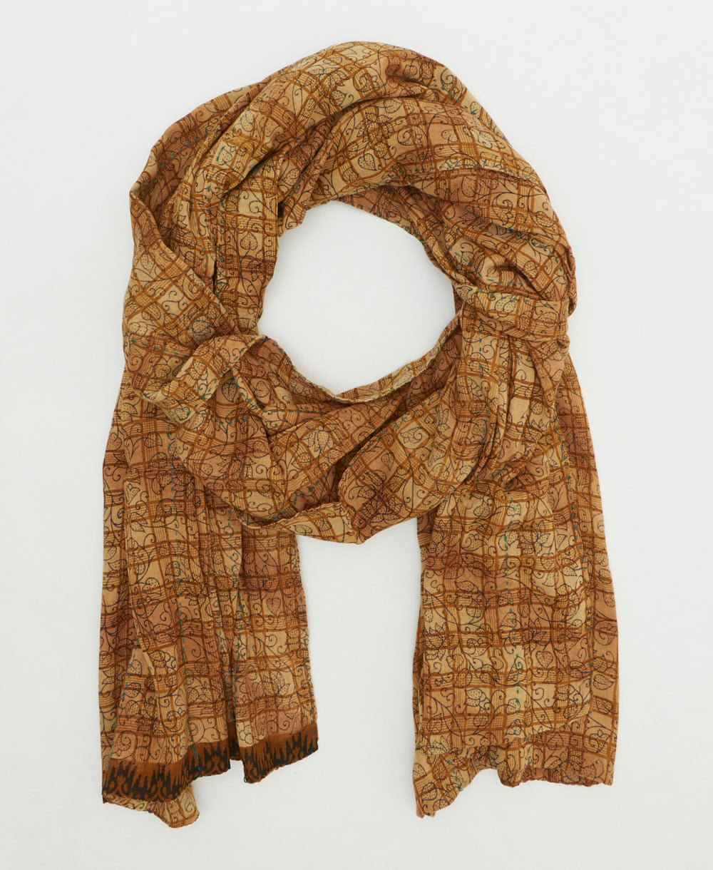 long cotton scarf